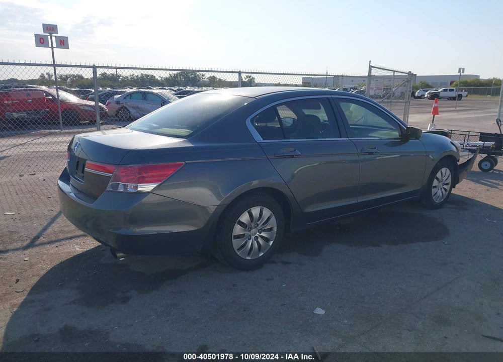 2012 HONDA ACCORD 2.4 LX VIN: 1HGCP2F36CA199738