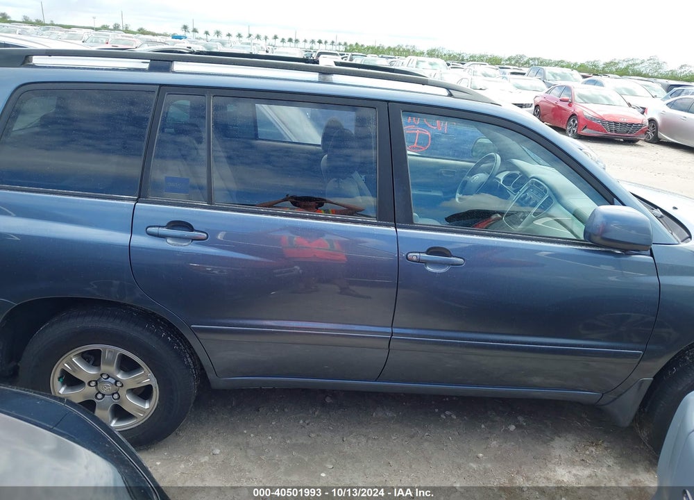 2005 TOYOTA HIGHLANDER V6 VIN: JTEGP21A050068251