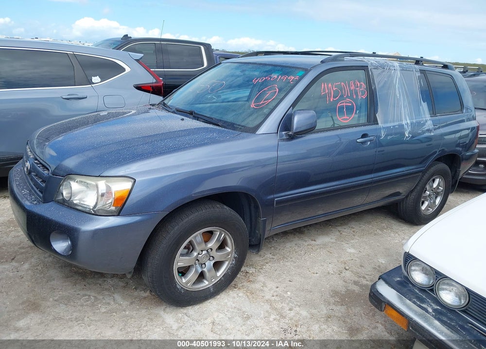 2005 TOYOTA HIGHLANDER V6 VIN: JTEGP21A050068251