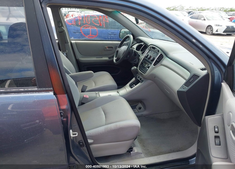 2005 TOYOTA HIGHLANDER V6 VIN: JTEGP21A050068251