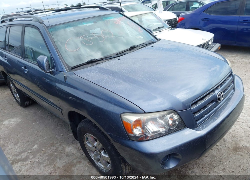 2005 TOYOTA HIGHLANDER V6 VIN: JTEGP21A050068251