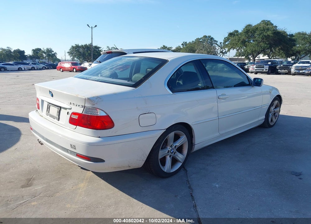 2006 BMW 325CI VIN: WBABV134X6JT24667