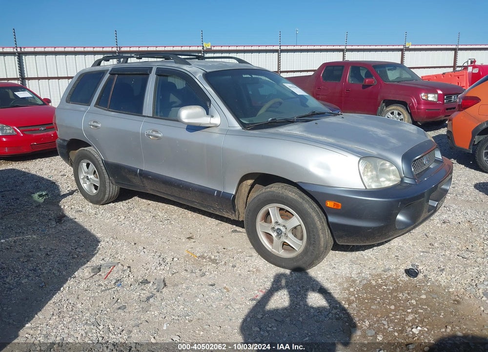2004 HYUNDAI SANTA FE VIN: KM8SB12B74U605618