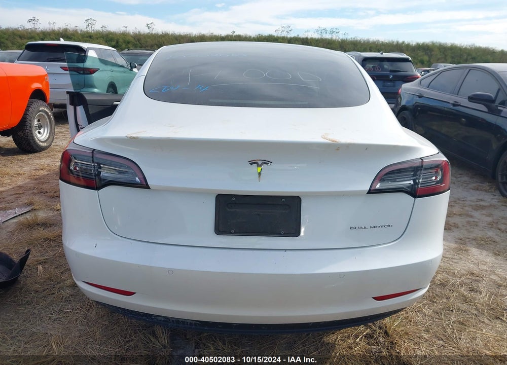 2021 TESLA MODEL 3 LONG RANGE DUAL MOTOR ALL-WHEEL DRIVE VIN: 5YJ3E1EB1MF094332