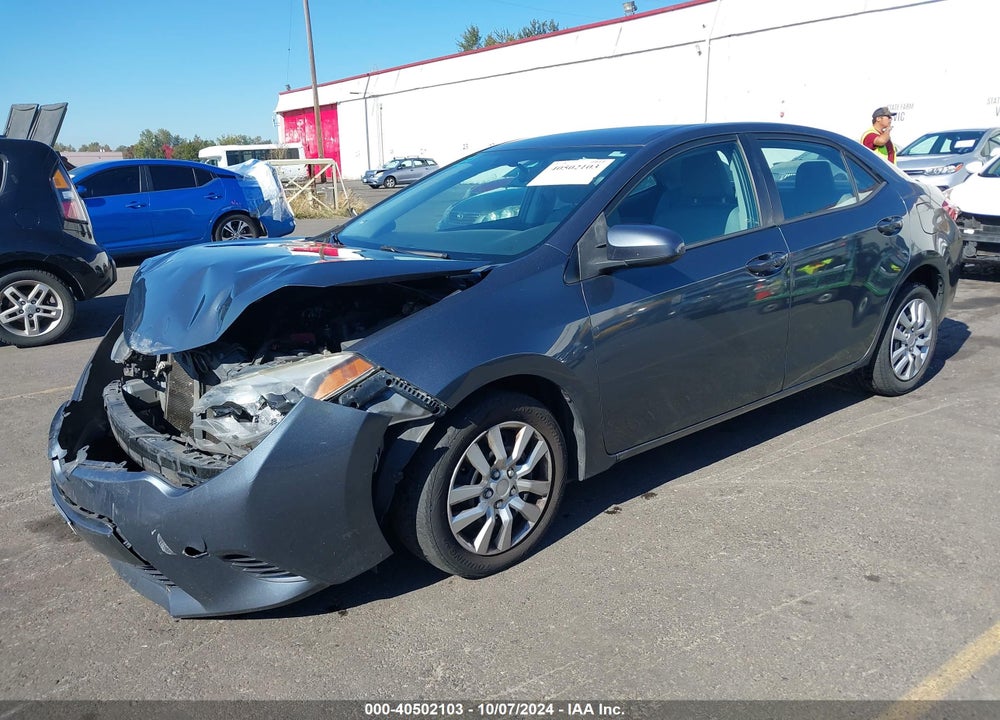 2015 TOYOTA COROLLA LE VIN: 2T1BURHE7FC413680