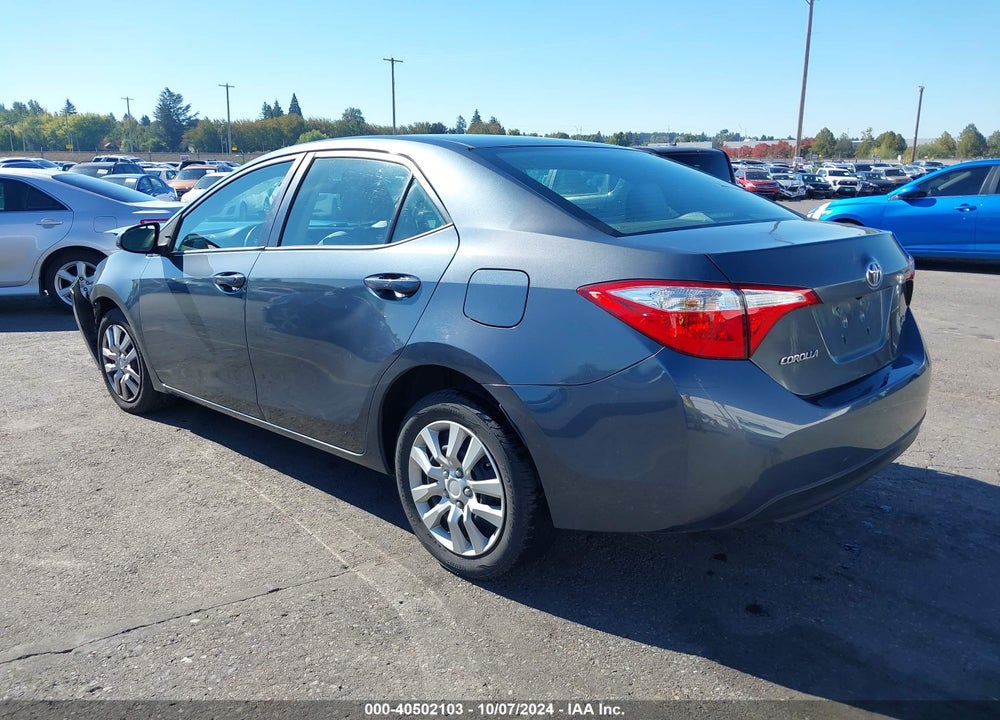 2015 TOYOTA COROLLA LE VIN: 2T1BURHE7FC413680
