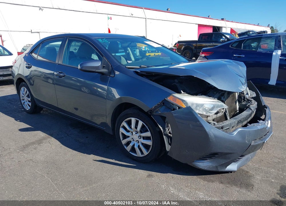 2015 TOYOTA COROLLA LE VIN: 2T1BURHE7FC413680