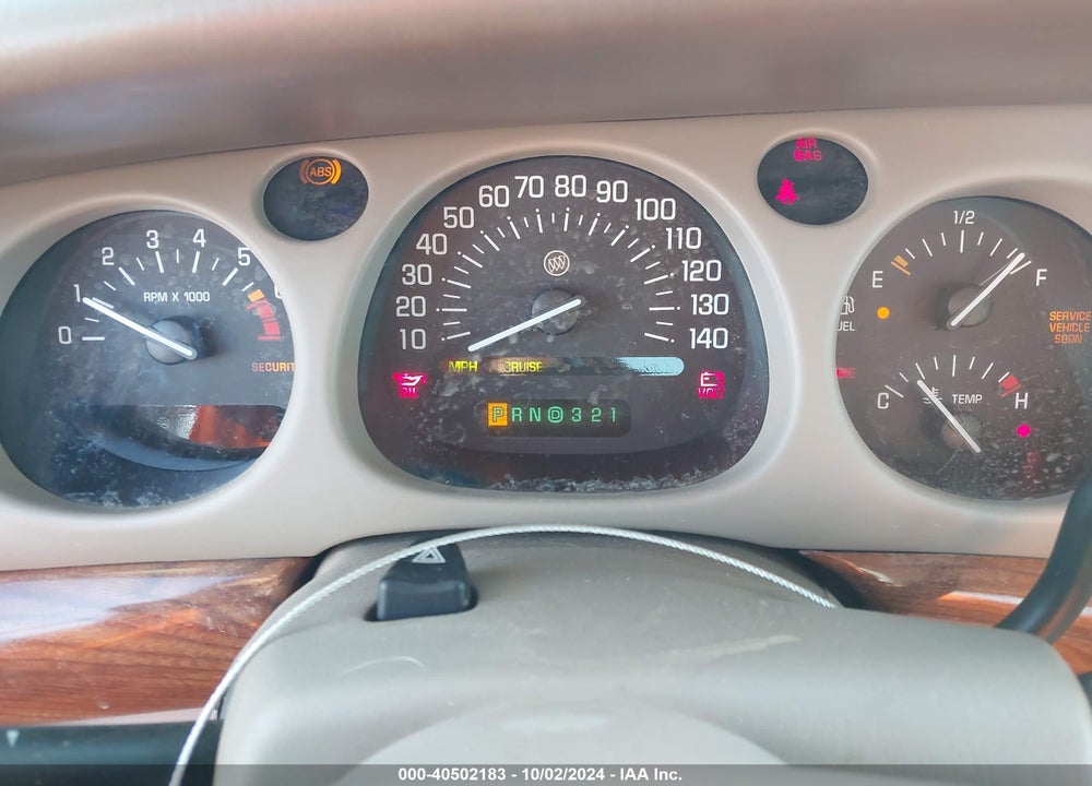 2001 BUICK LESABRE CUSTOM VIN: 1G4HP54KX1U198647