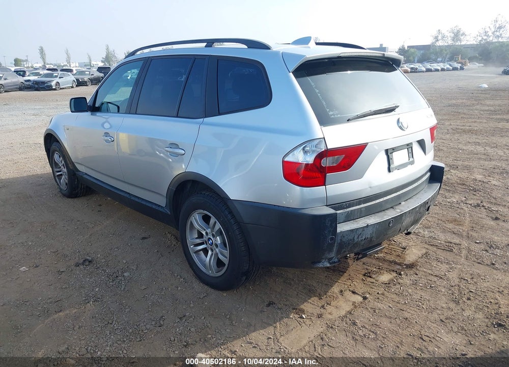 2005 BMW X3 3.0I VIN: WBXPA93415WD08237
