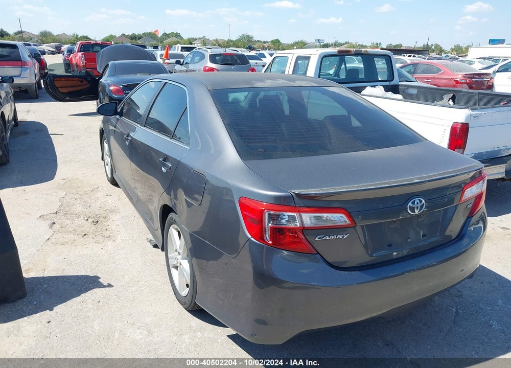 2012 TOYOTA CAMRY SE VIN: 4T1BF1FK9CU107336