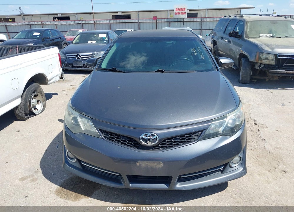 2012 TOYOTA CAMRY SE VIN: 4T1BF1FK9CU107336