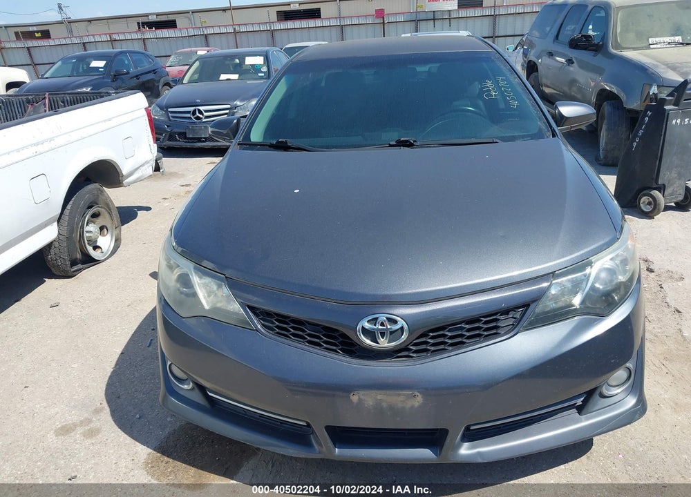 2012 TOYOTA CAMRY SE VIN: 4T1BF1FK9CU107336