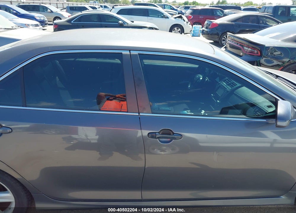 2012 TOYOTA CAMRY SE VIN: 4T1BF1FK9CU107336