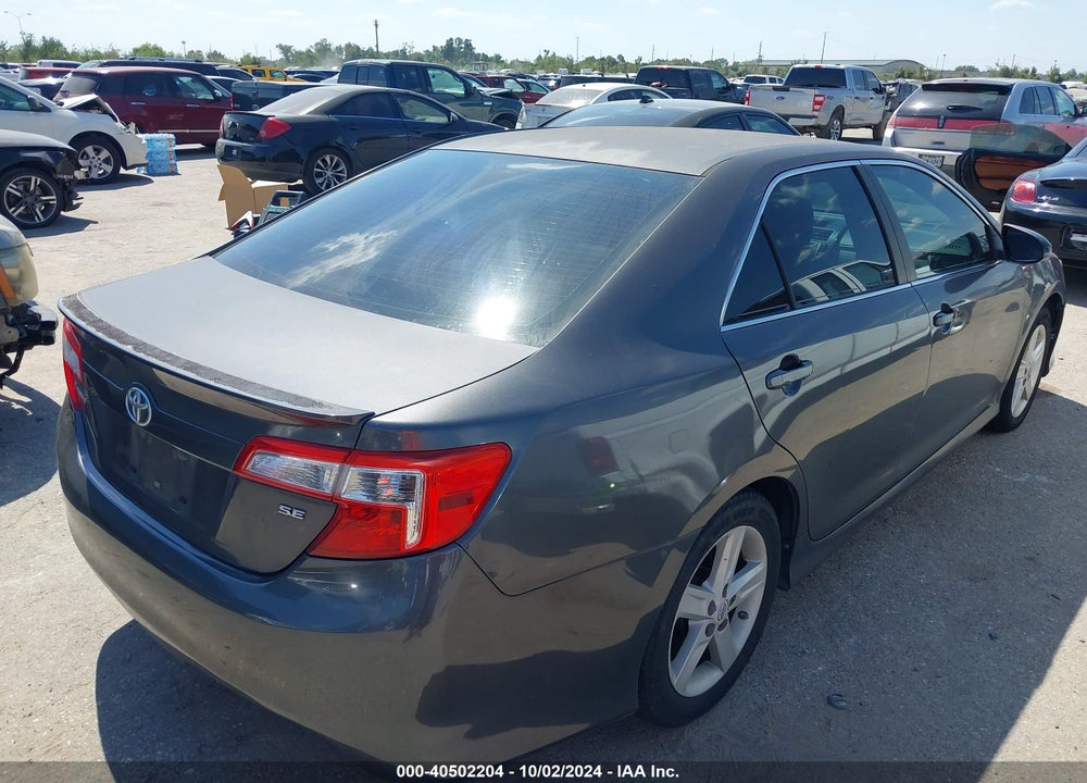 2012 TOYOTA CAMRY SE VIN: 4T1BF1FK9CU107336