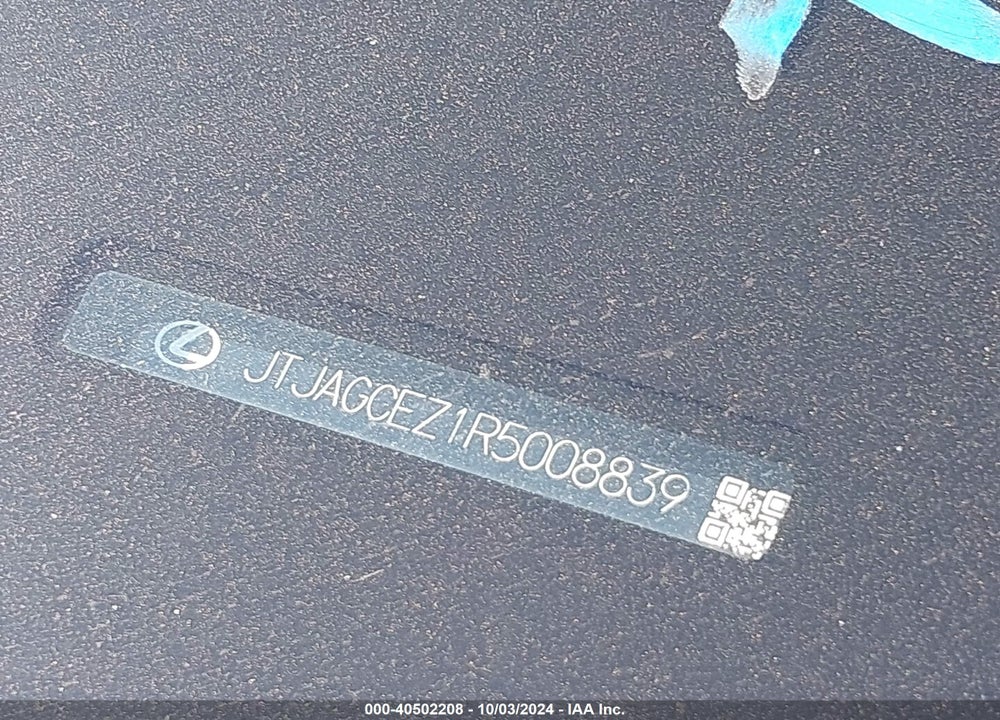 2024 LEXUS NX 350 VIN: JTJAGCEZ1R5008839
