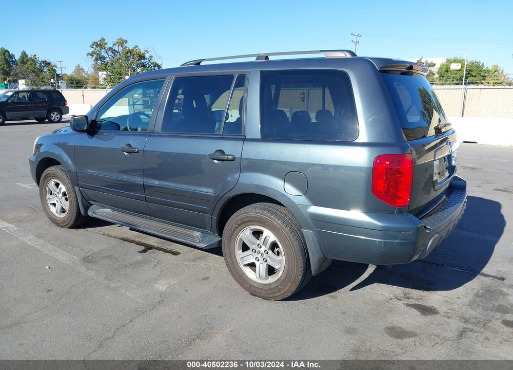 2003 HONDA PILOT EX-L VIN: 2HKYF18713H620548