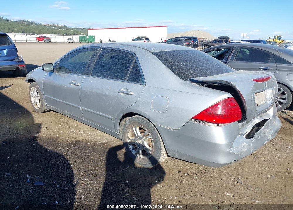 2007 HONDA ACCORD 2.4 EX VIN: 1HGCM56747A092545