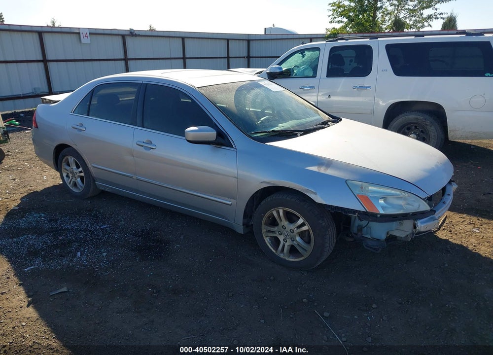 2007 HONDA ACCORD 2.4 EX VIN: 1HGCM56747A092545