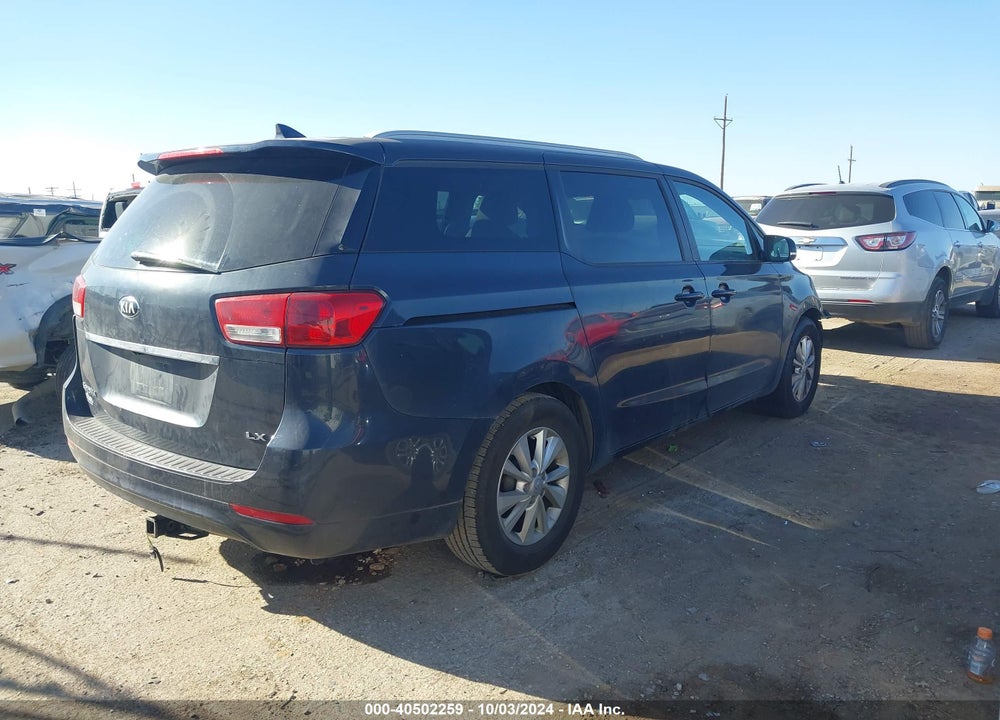 2015 KIA SEDONA LX VIN: KNDMB5C15F6079877