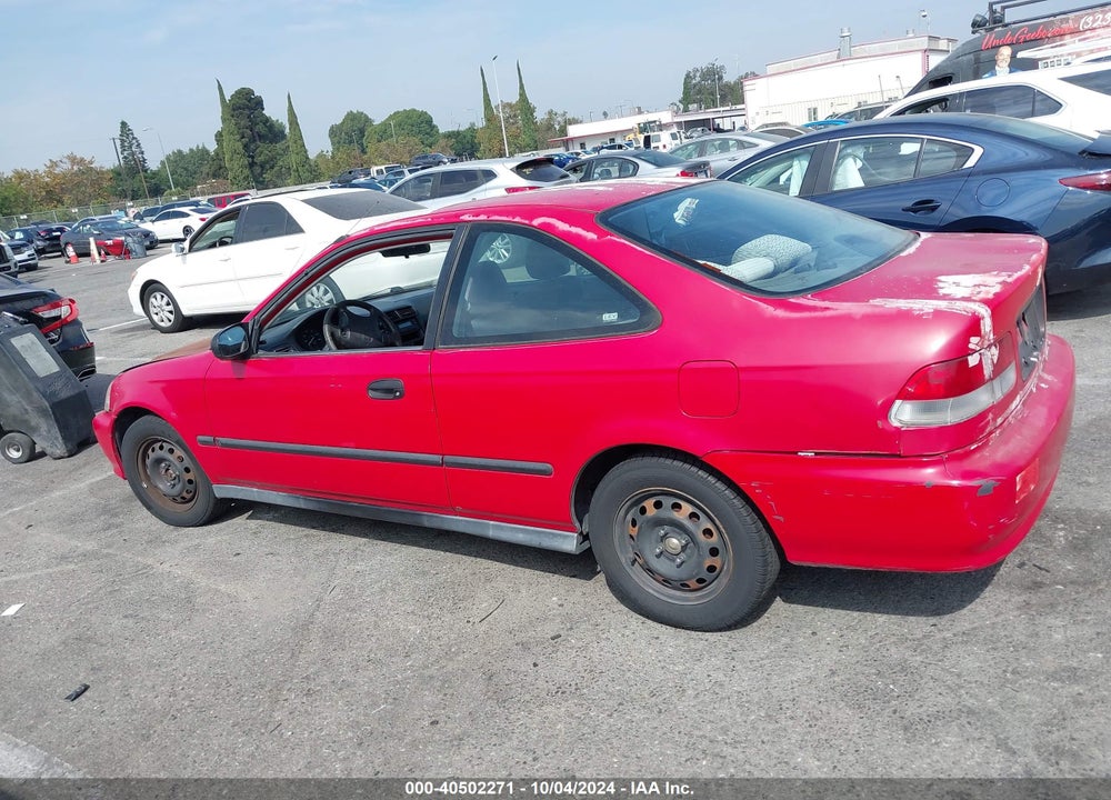 2000 HONDA CIVIC DX VIN: 1HGEJ6229YL058804