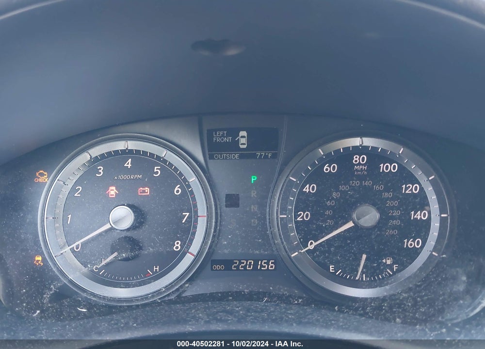2007 LEXUS ES 350 VIN: JTHBJ46GX72038950