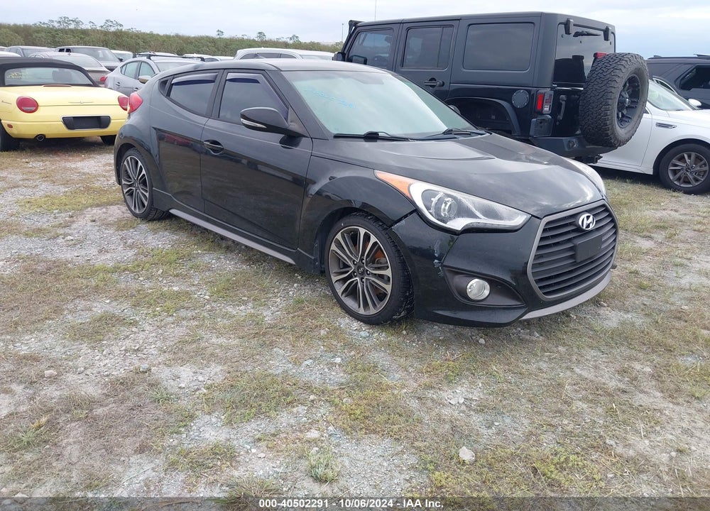 2017 HYUNDAI VELOSTER TURBO VIN: KMHTC6AE1HU308750