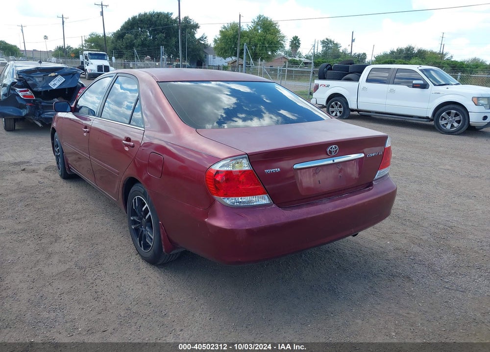 2005 TOYOTA CAMRY LE VIN: 4T1BE32K35U097605