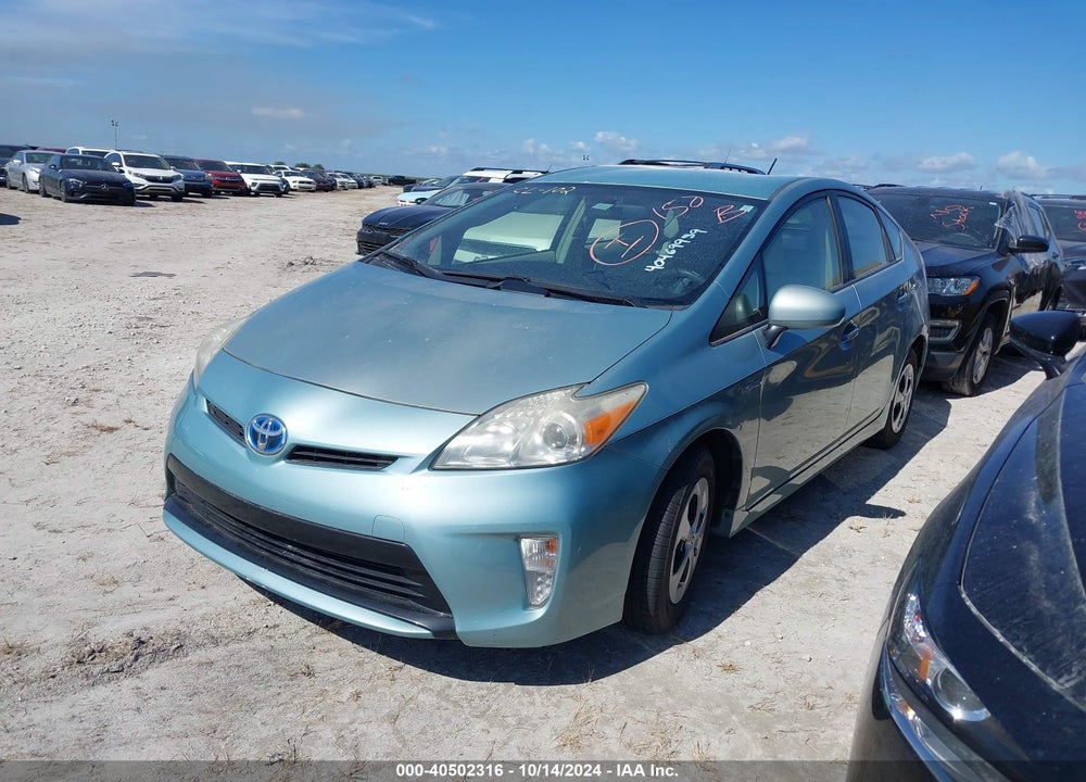 2012 TOYOTA PRIUS TWO VIN: JTDKN3DU6C1553145
