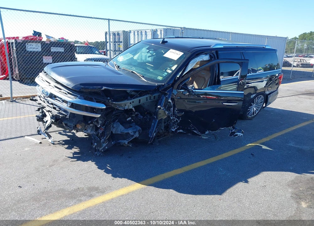2022 FORD EXPEDITION PLATINUM MAX VIN: 1FMJK1MT5NEA62363