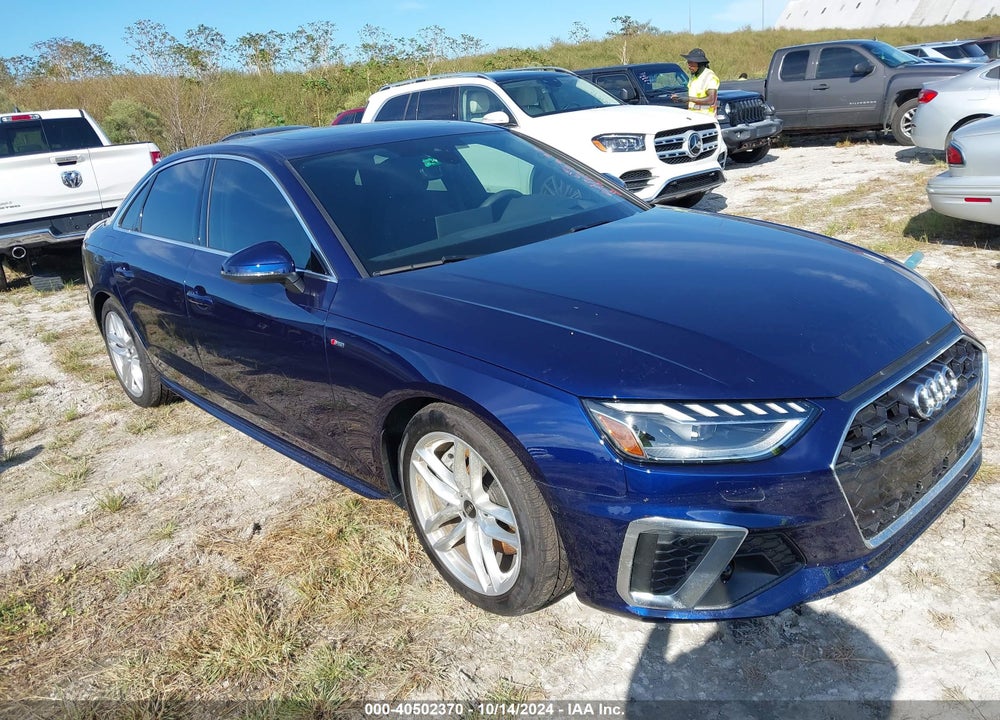 2022 AUDI A4 PRESTIGE 45 TFSI S LINE QUATTRO S TRONIC VIN: WAUFAAF49NN013215