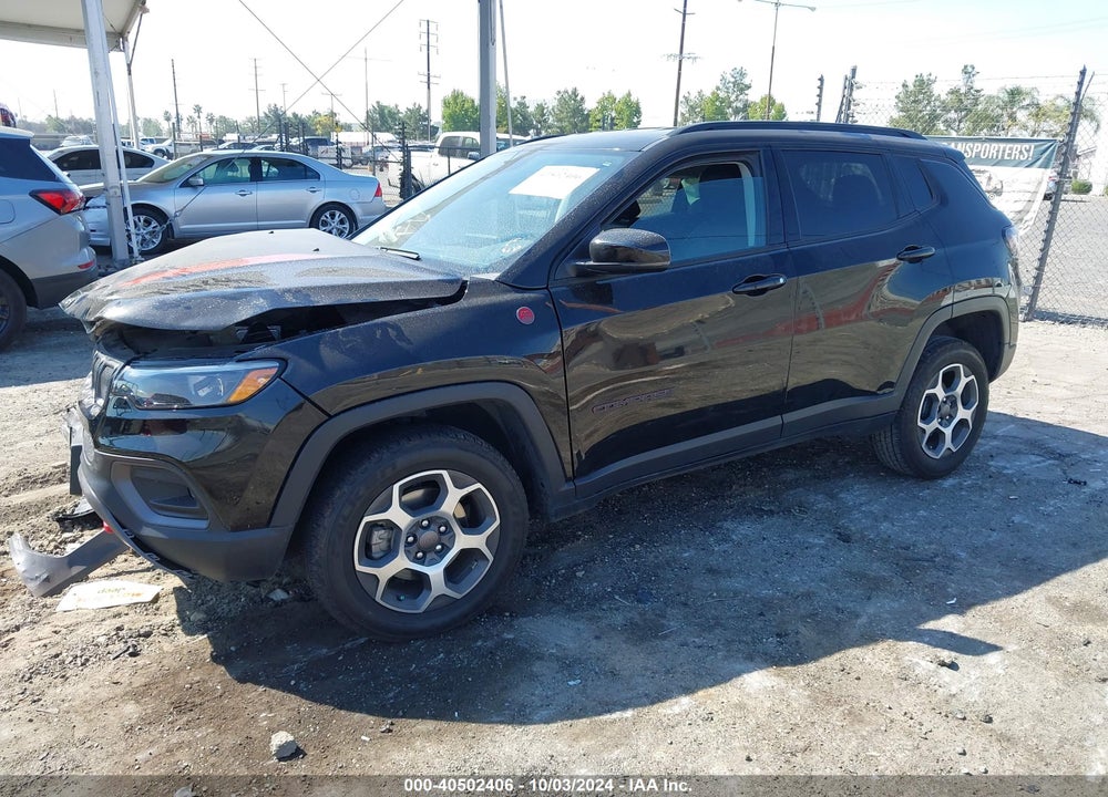 2022 JEEP COMPASS TRAILHAWK 4X4 VIN: 3C4NJDDBXNT228183