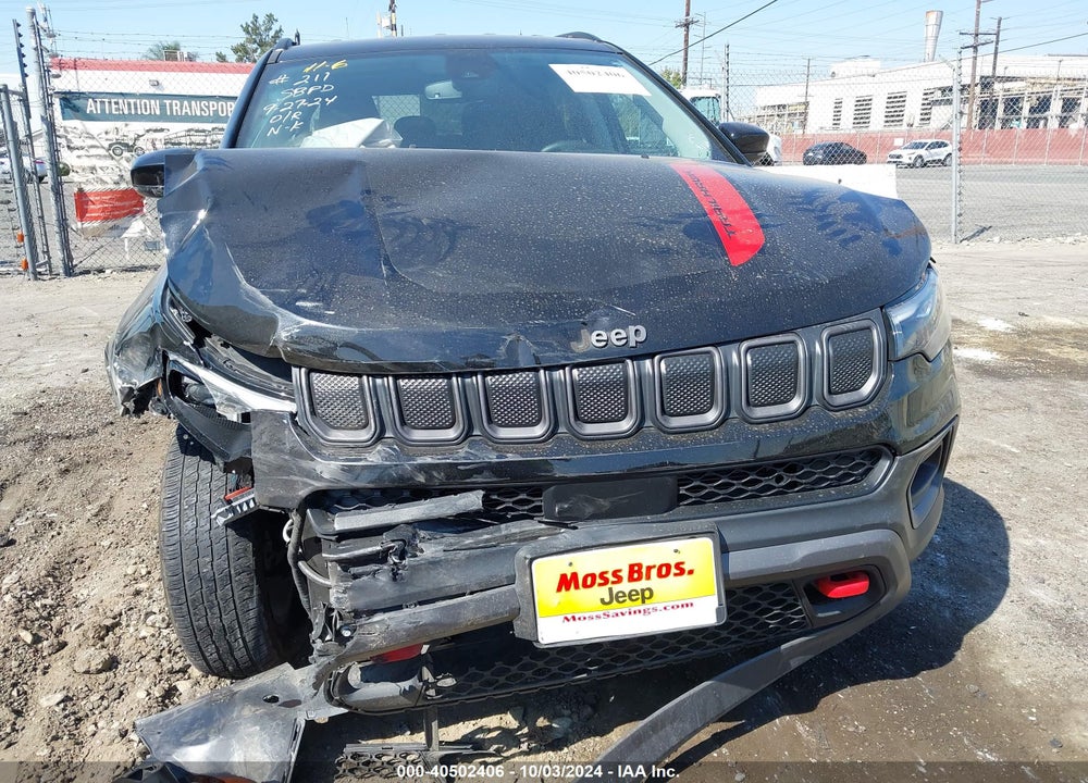 2022 JEEP COMPASS TRAILHAWK 4X4 VIN: 3C4NJDDBXNT228183