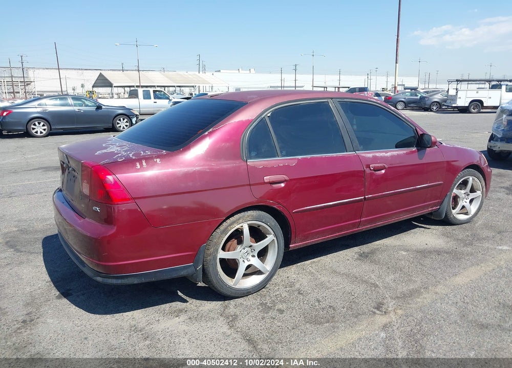 2002 HONDA CIVIC EX VIN: 2HGES26752H521800