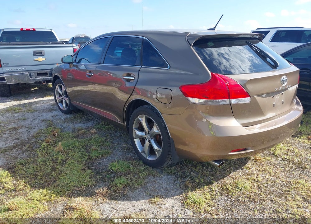 2012 TOYOTA VENZA XLE V6 VIN: 4T3ZK3BBXCU046887