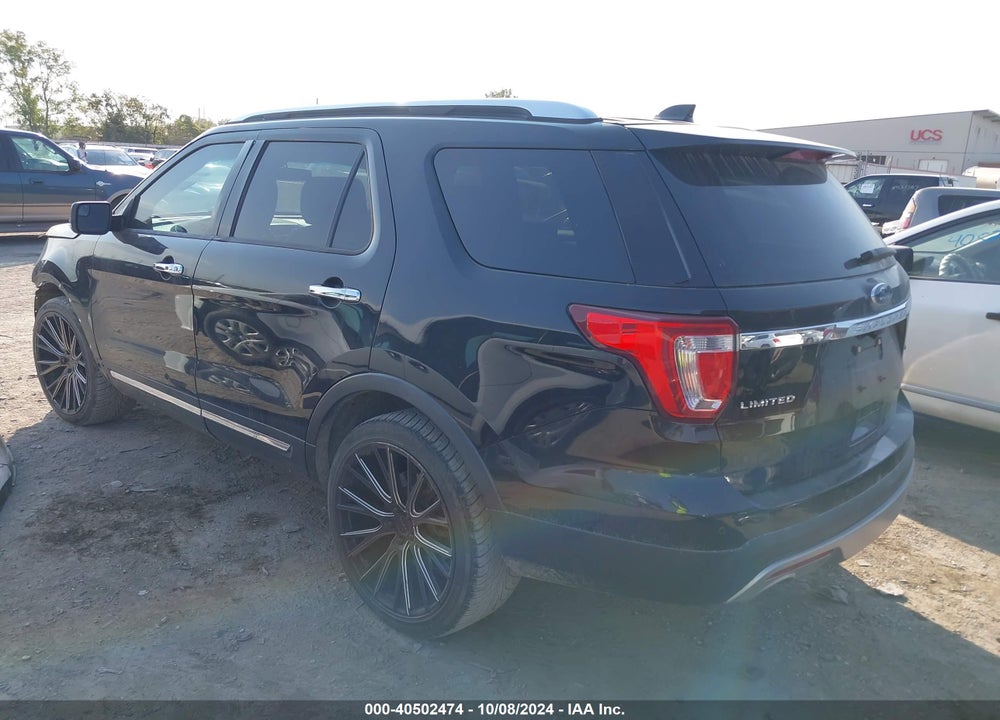 2016 FORD EXPLORER LIMITED VIN: 1FM5K7F80GGC47229