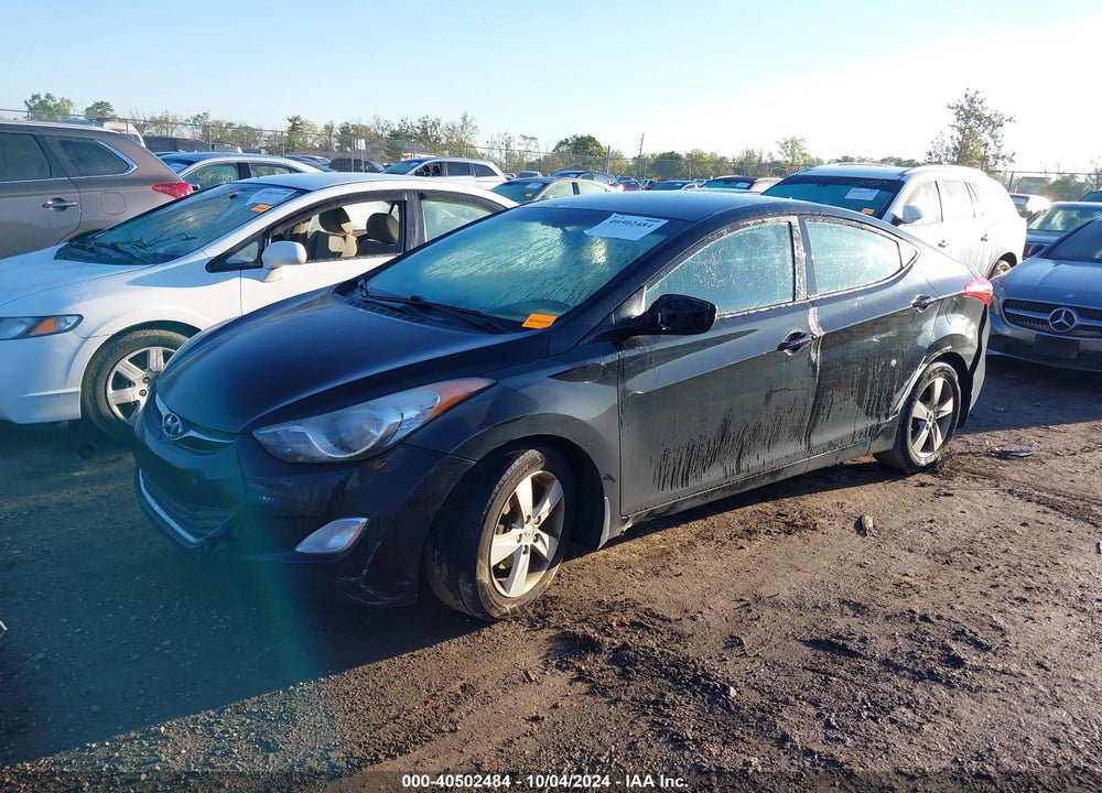 2013 HYUNDAI ELANTRA GLS VIN: 5NPDH4AE7DH398716