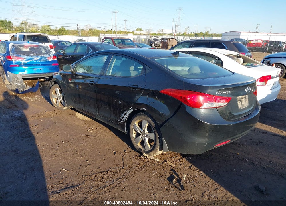 2013 HYUNDAI ELANTRA GLS VIN: 5NPDH4AE7DH398716