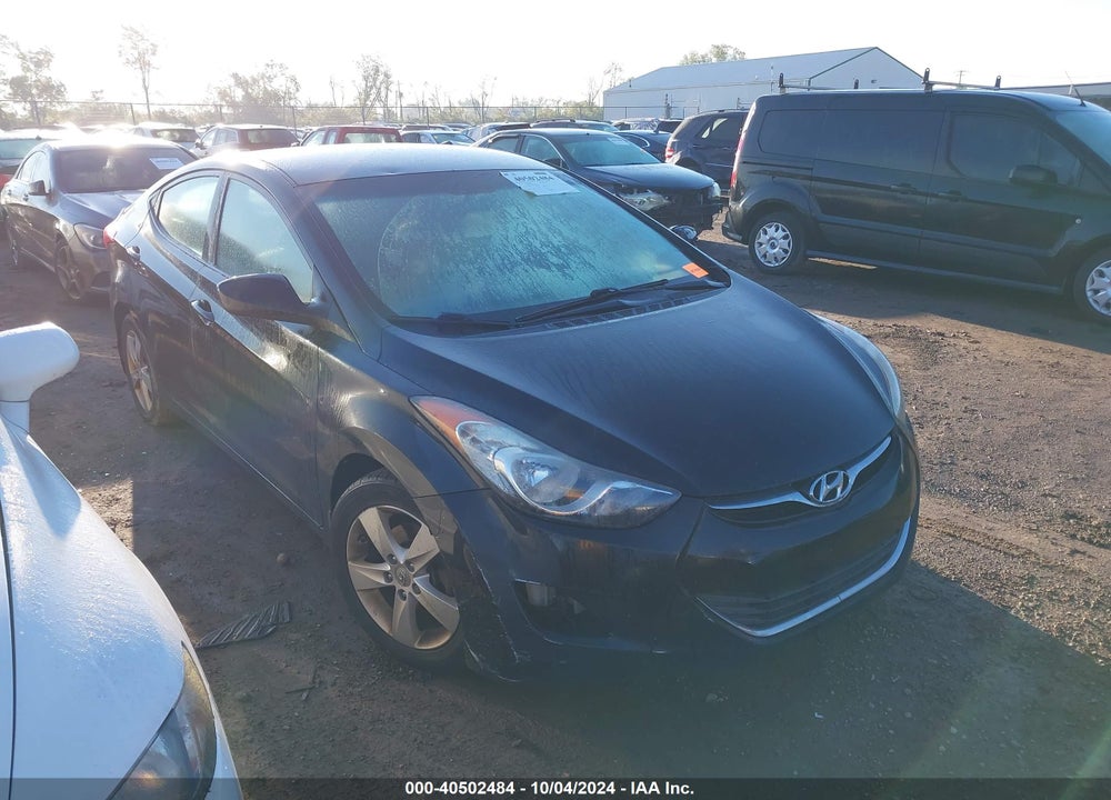 2013 HYUNDAI ELANTRA GLS VIN: 5NPDH4AE7DH398716