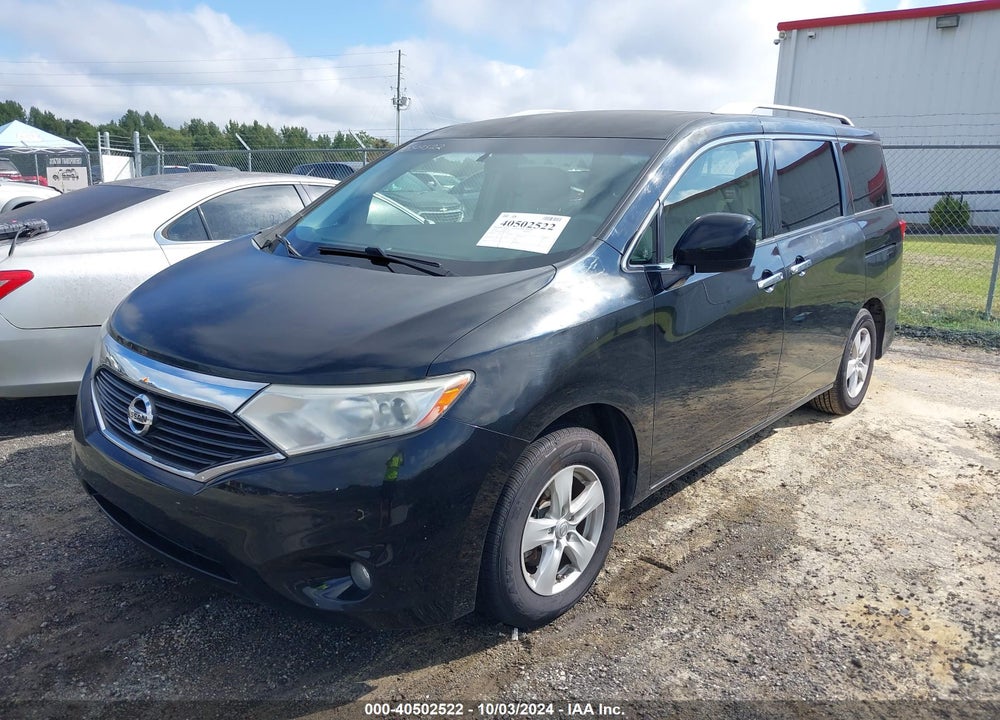 2014 NISSAN QUEST SV VIN: JN8AE2KP2E9105349