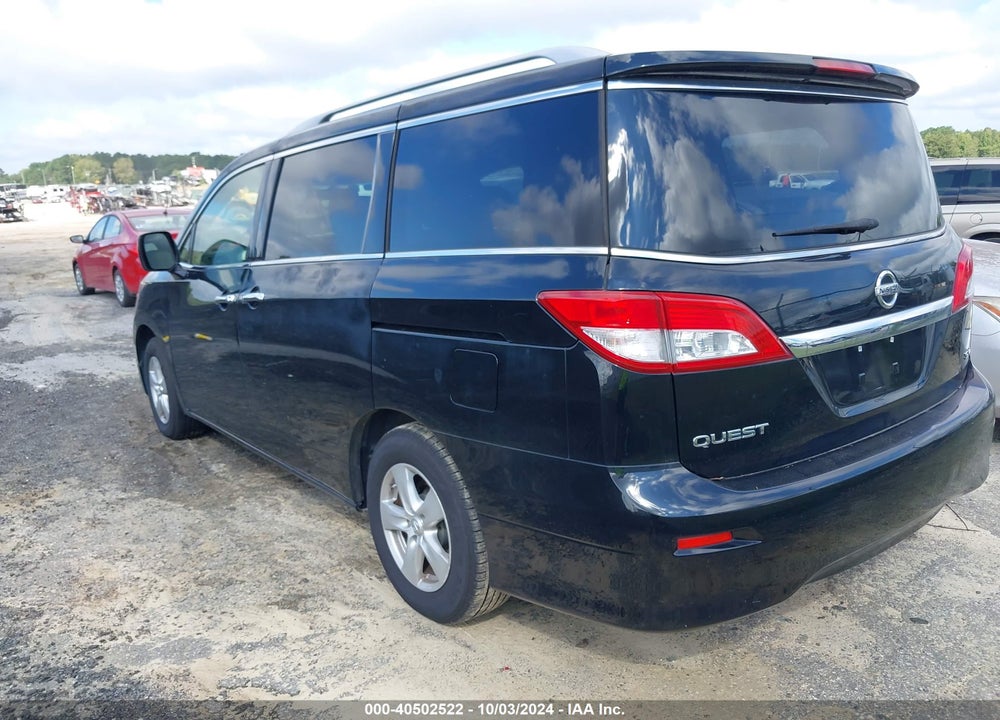 2014 NISSAN QUEST SV VIN: JN8AE2KP2E9105349