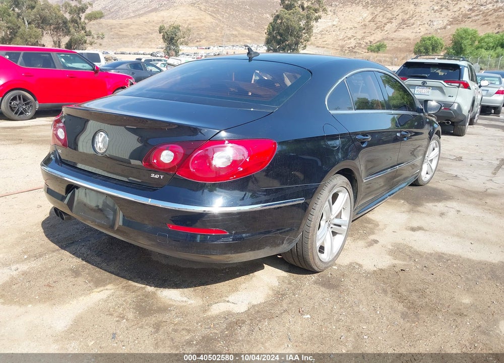 2012 VOLKSWAGEN CC R-LINE VIN: WVWMP7AN1CE507836