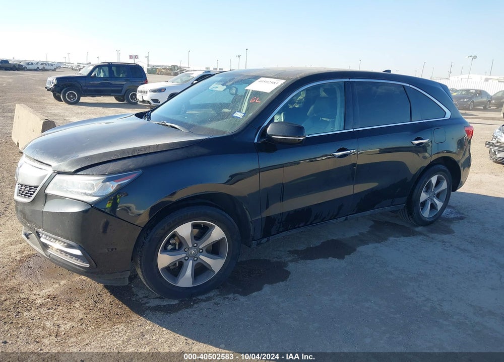 2015 ACURA MDX VIN: 5FRYD3H2XFB009473