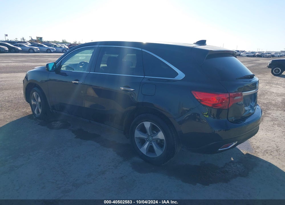2015 ACURA MDX VIN: 5FRYD3H2XFB009473