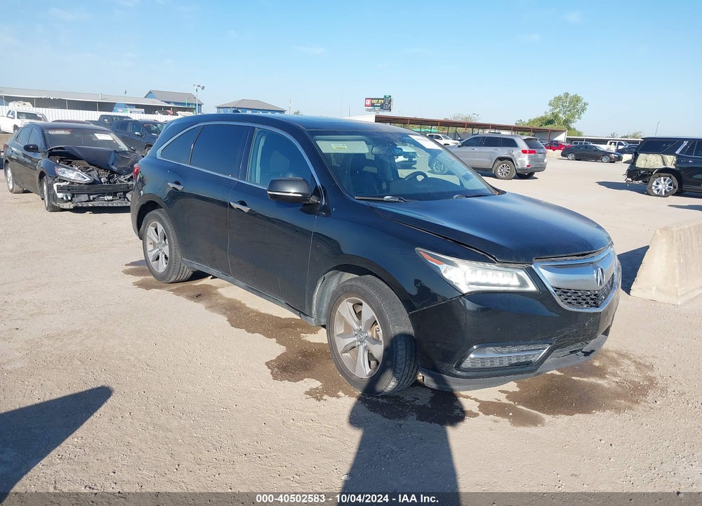 2015 ACURA MDX VIN: 5FRYD3H2XFB009473