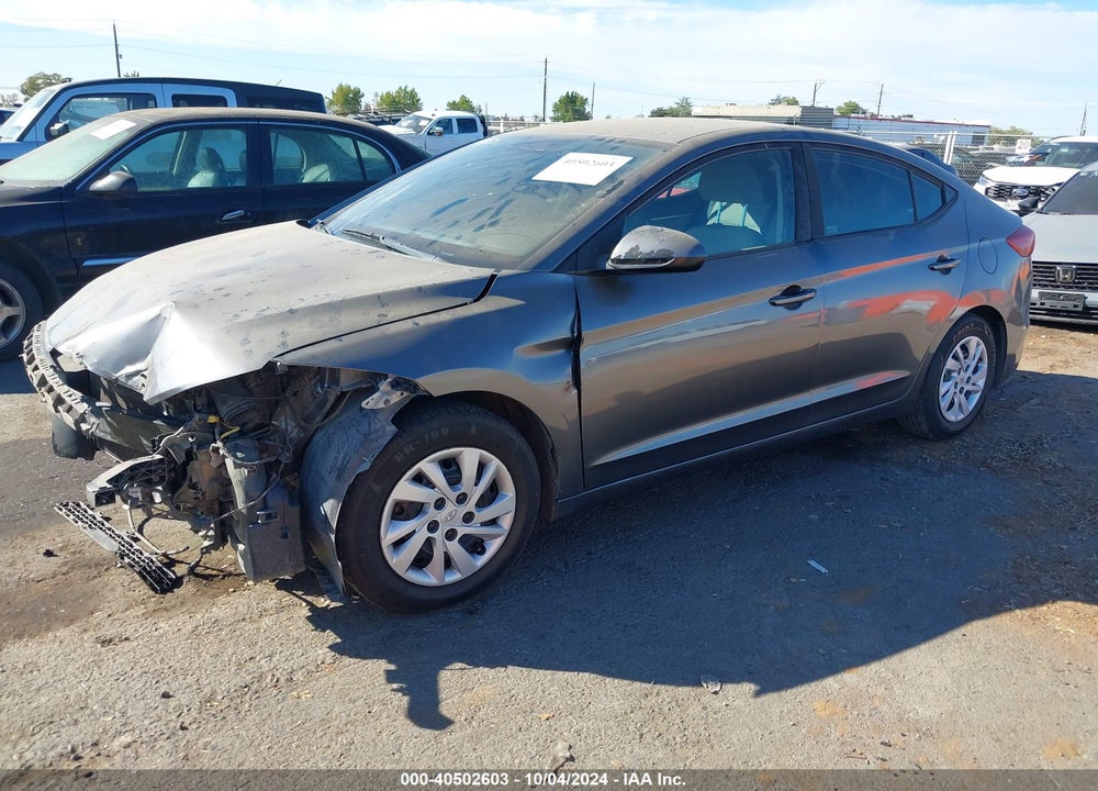 2018 HYUNDAI ELANTRA SE VIN: 5NPD74LF6JH395648