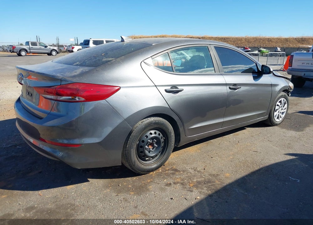 2018 HYUNDAI ELANTRA SE VIN: 5NPD74LF6JH395648