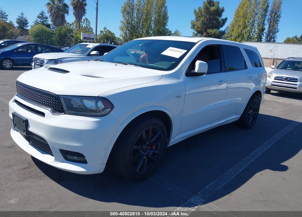 2018 DODGE DURANGO SRT AWD VIN: 1C4SDJGJ9JC219119