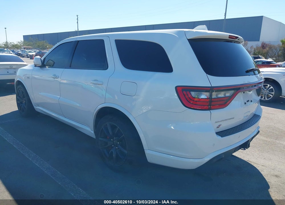 2018 DODGE DURANGO SRT AWD VIN: 1C4SDJGJ9JC219119