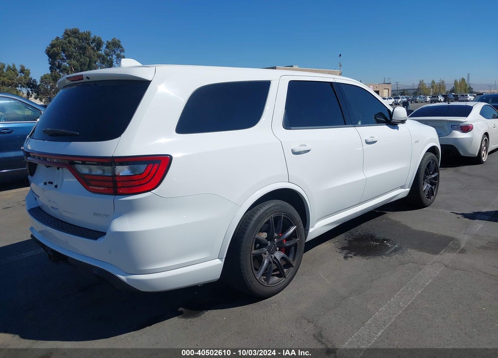 2018 DODGE DURANGO SRT AWD VIN: 1C4SDJGJ9JC219119