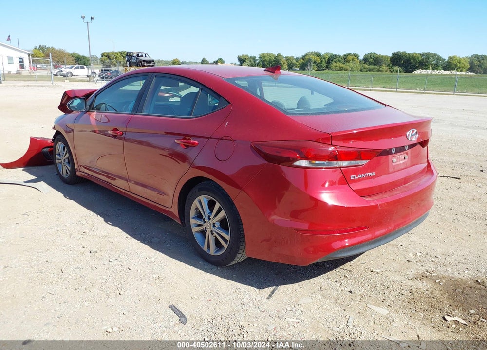 2017 HYUNDAI ELANTRA SE VIN: KMHD84LF7HU208250